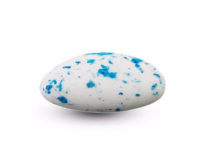 Blauw/zilver | Suikerbonen marmer 1KG PC